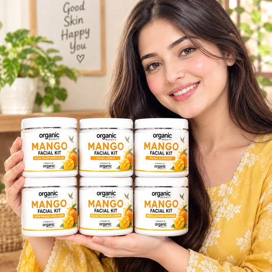 🥭 Organic Beauty Mango Facial Kit – Glow, Freshness & Radiance.300 Ml